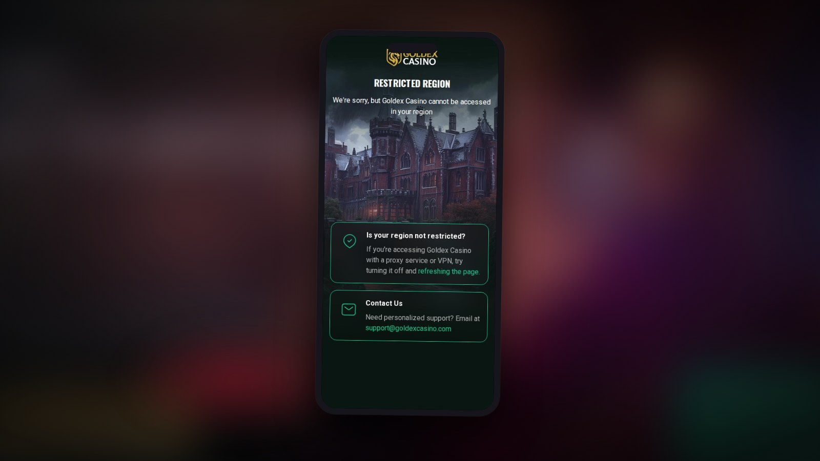 Goldex Casino Bonus